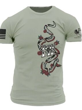 Grunt Style Sage Short Sleeve 'Join or Die' Snake Graphic Tee